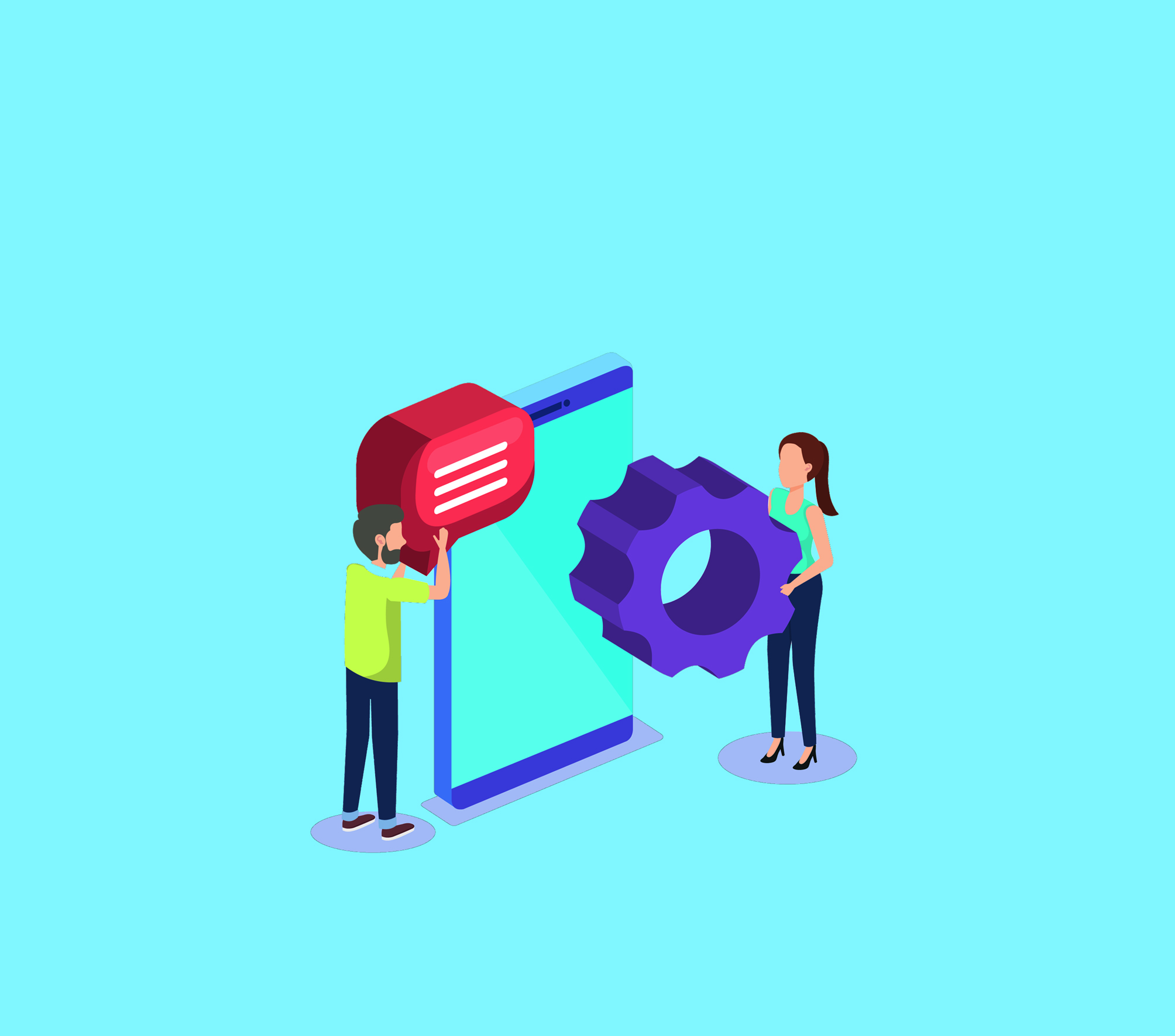 Team collaboration in a digital workspace