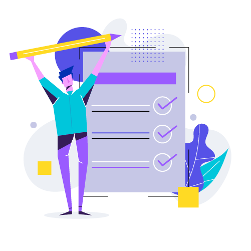 A developer celebrating a completed checklist, symbolizing a step‑by‑step pipeline debugging